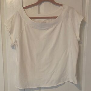 Danskin Now Classic White Short Sleeve Tee